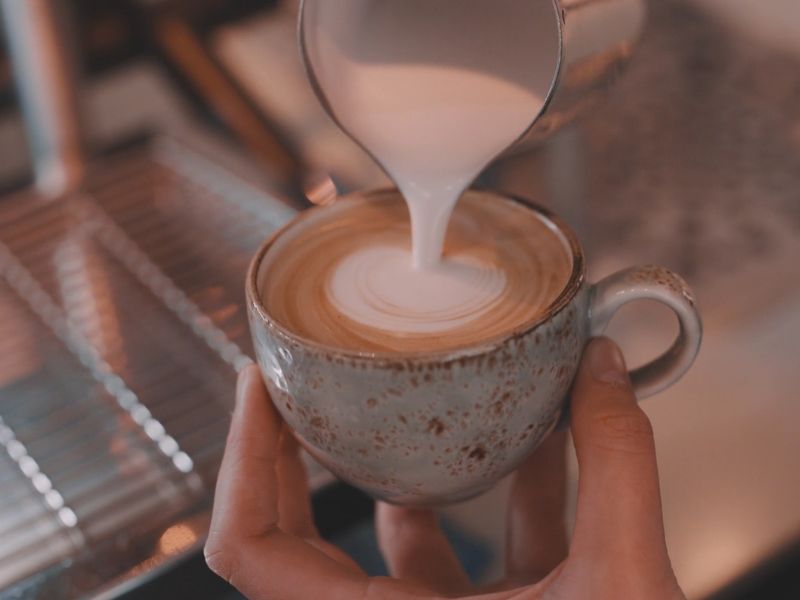 kremasta tekstura kafe